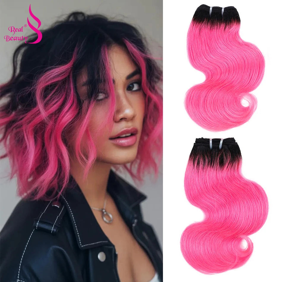 Trinity Ombre Body Wave Human Hair Bundles – Short Bob