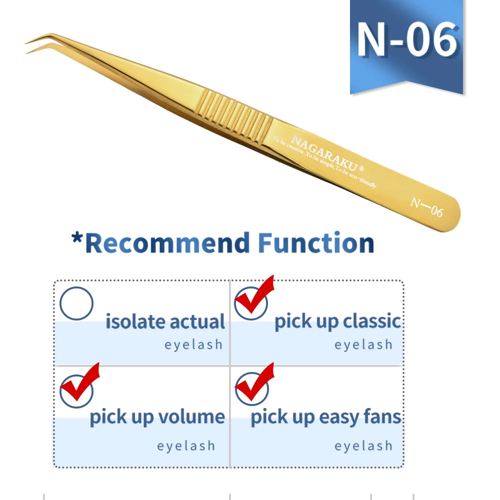 NAGARAKU Professional Volume Tweezer 3D Accurate Pincet
