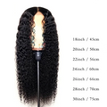 30Inch Deep Wave Synthetic Wig Glueless Full Lace Middle Part Afro Curly Hair For Black Women