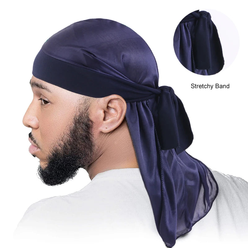 Trinity Silky Durag – Stretchy Satin Headwrap (Unisex)