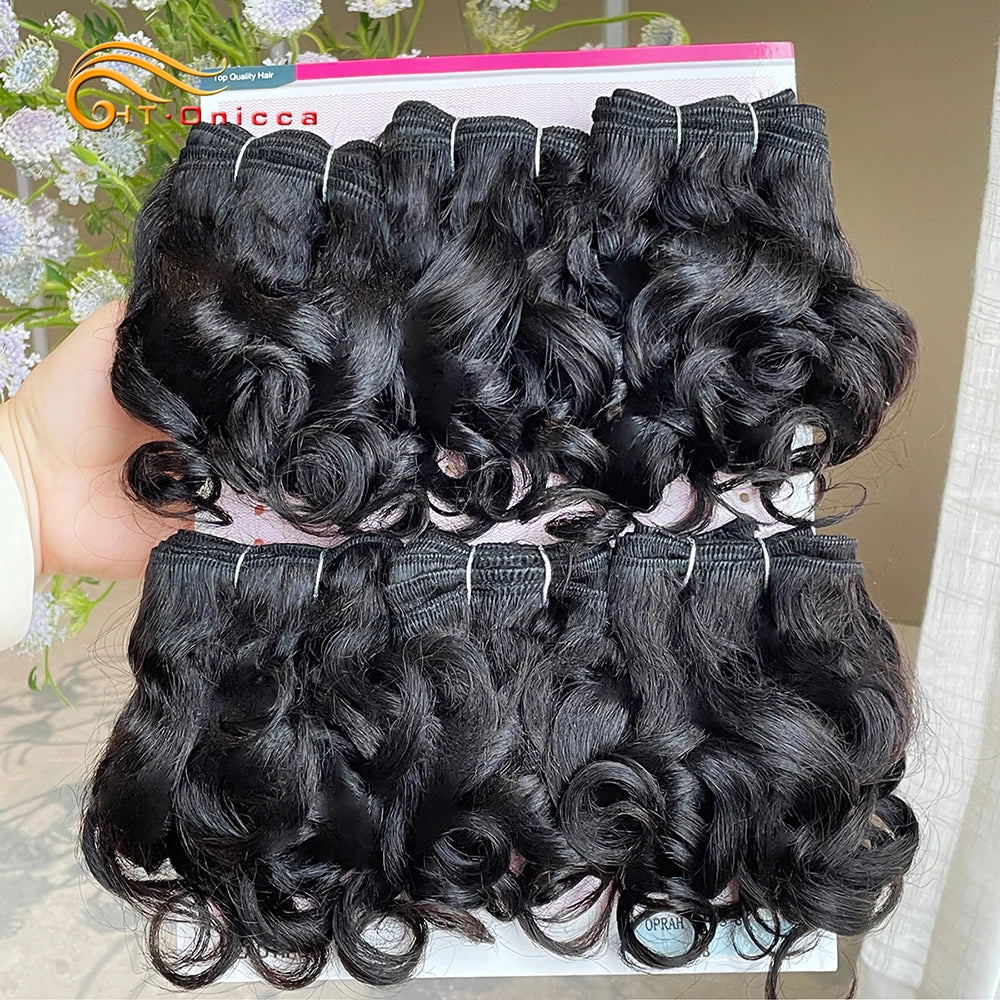 Trinity Blonde Bouncy Curly Human Hair Bundles