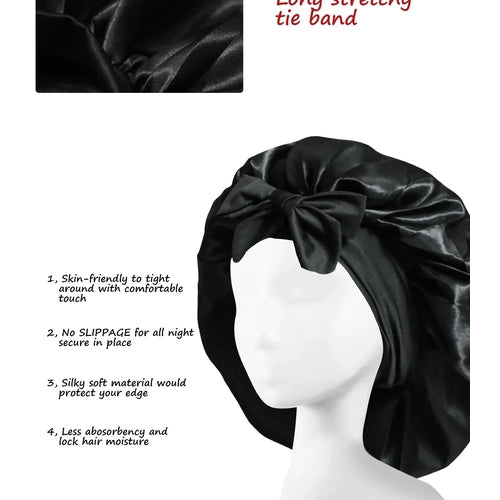 Trinity Satin Sleep Bonnet for Curly Hair House of Trinity