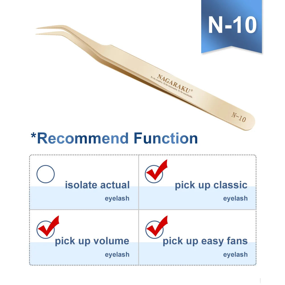 NAGARAKU Professional Volume Tweezer 3D Accurate Pincet