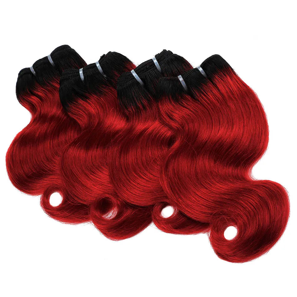 Trinity Blonde Ombre Body Wave Bundles with Closure House of Trinity