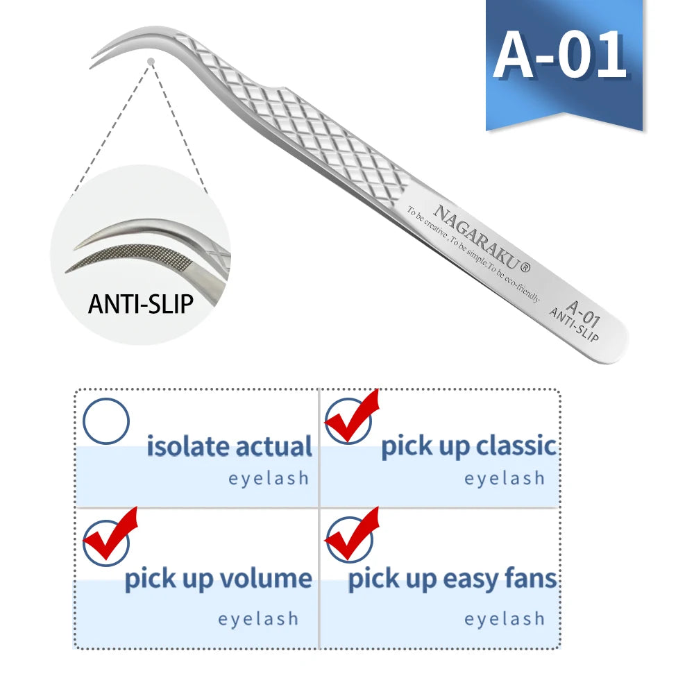 NAGARAKU Professional Volume Tweezer 3D Accurate Pincet