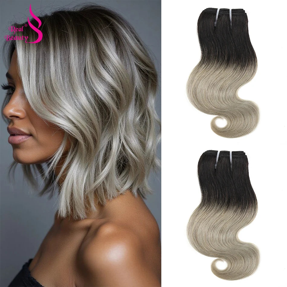 Trinity Ombre Body Wave Human Hair Bundles – Short Bob