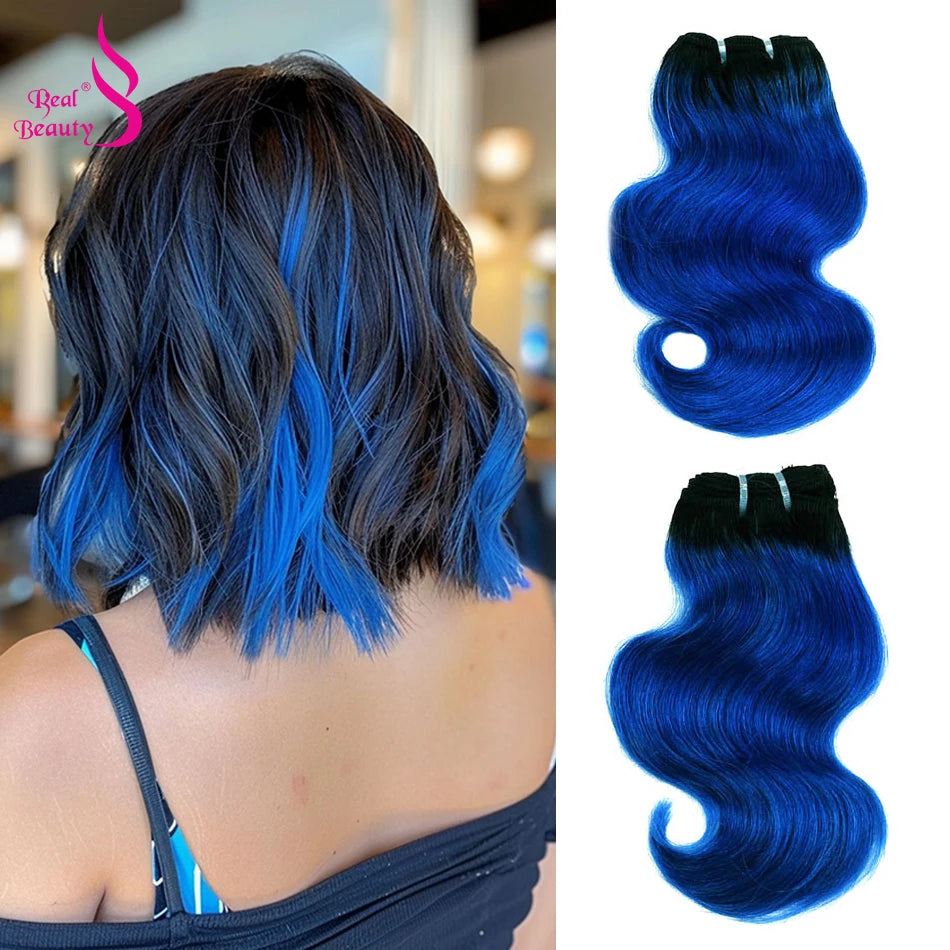 Trinity Ombre Body Wave Human Hair Bundles – Short Bob