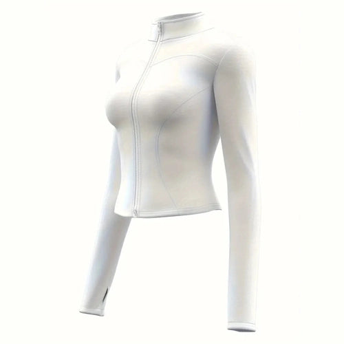 Trinity Athletic Jacket – Long-Sleeve Zip-Up Workout Top House of Trinity