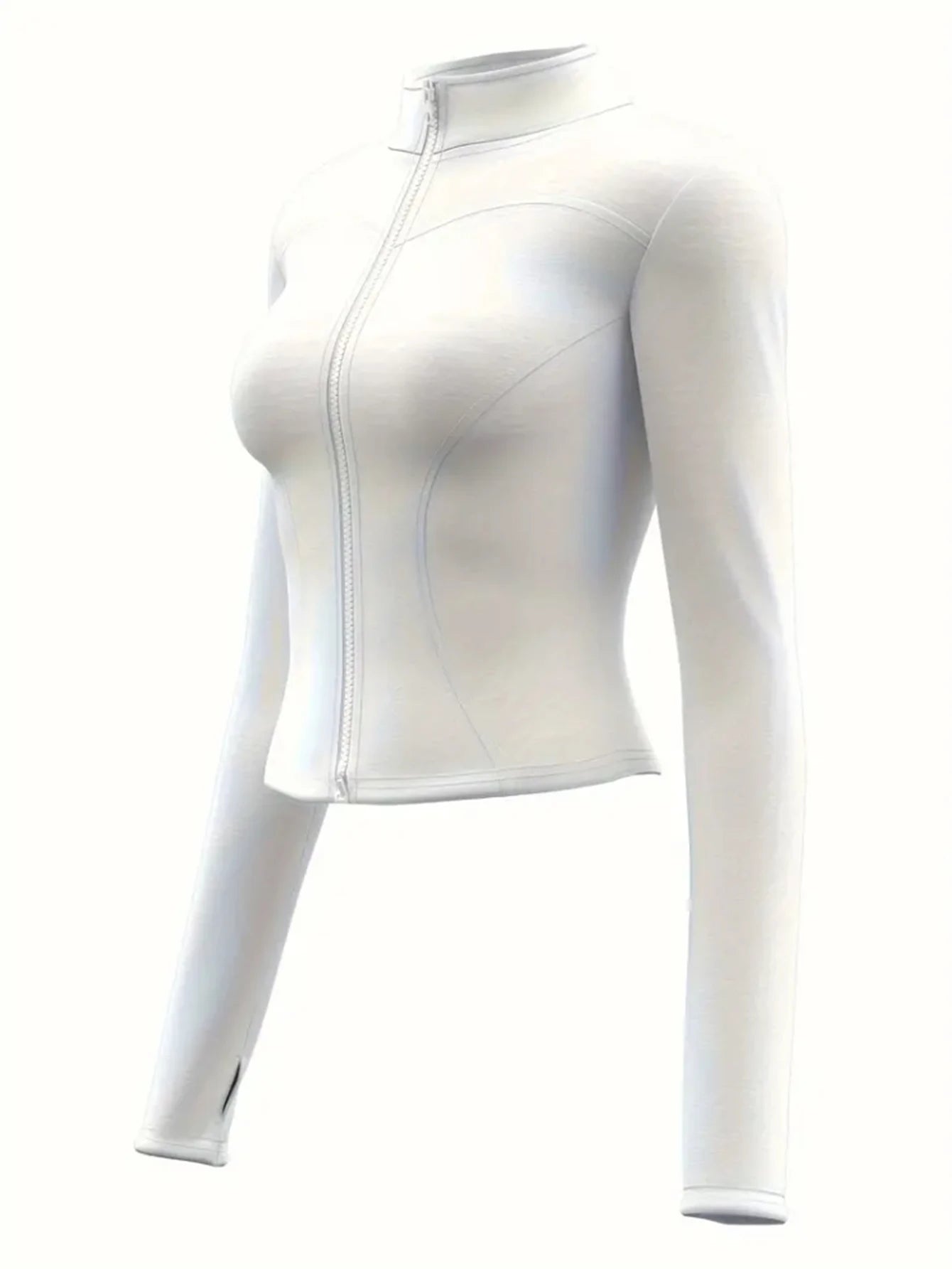 Trinity Athletic Jacket – Long-Sleeve Zip-Up Workout Top House of Trinity