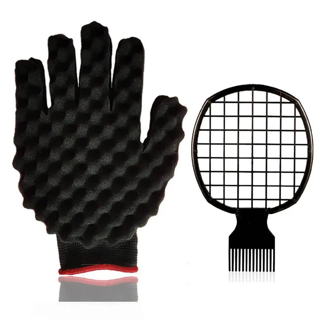 Double Sides Magic Twist Hair Brush Sponge Brush For Natural Afro Coil Wave Dread Sponge Brushes Hair Braids Braiding Hair