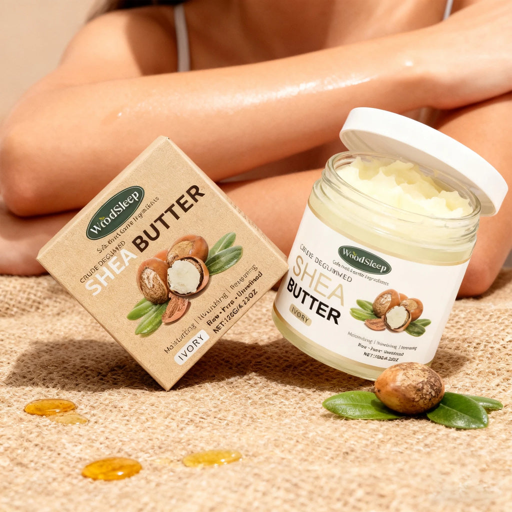 Crude Shea Butter Cream Deep Moisturizing Nourishing Multi Purpose For Extremely Dry Skin Face Hand Body Skin Care Cream
